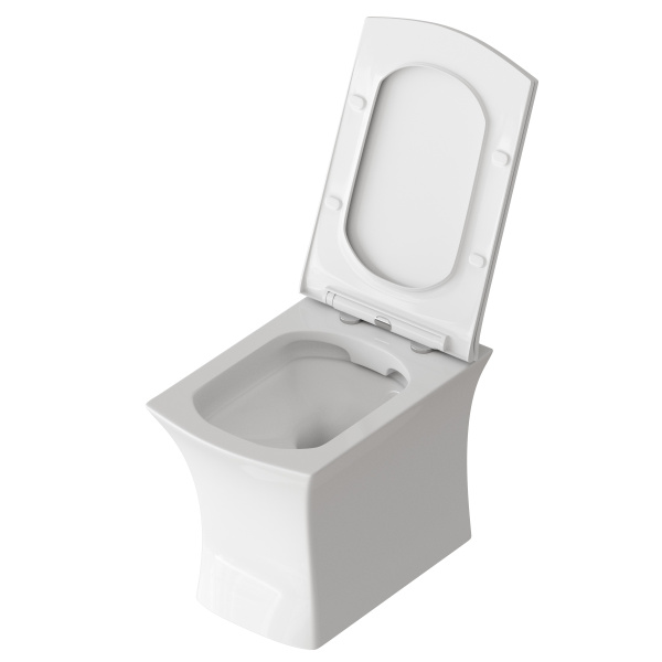 Унитаз подвесной безободковый Grossman  GR-4461S с сиденьем микролифт